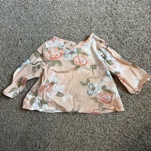 3-6M Old Navy Pink Floral Top